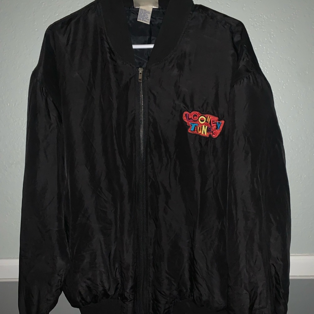 Vintage loony tunes bomber jacket